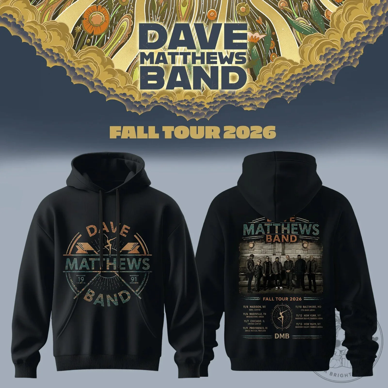 Dave Matthews Band Fall Tour 2026 Concert Dates Hoodie 1 Dave Matthews Band Fall Tour 2026 Concert Dates Hoodie