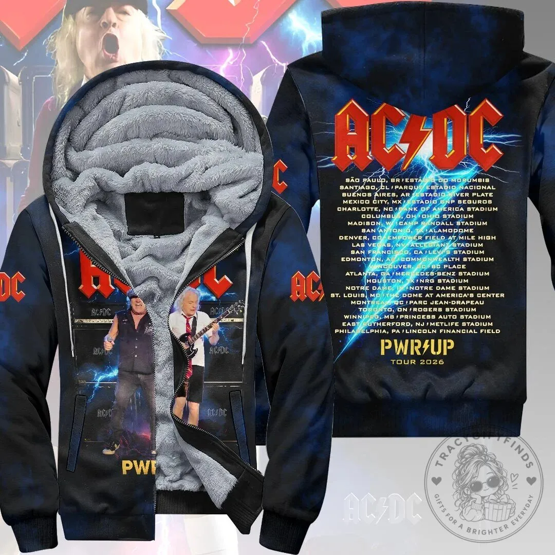 AC/DC Power Up Tour 2026 Concert Dates Hoodie