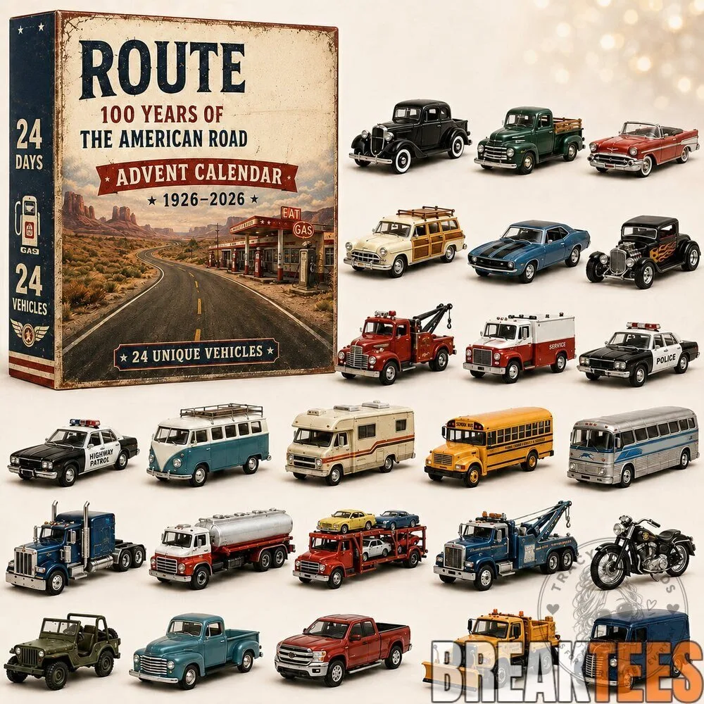 Route 66 Centennial 100 Years of American Road Advent Calendar 24 Unique Vehicles