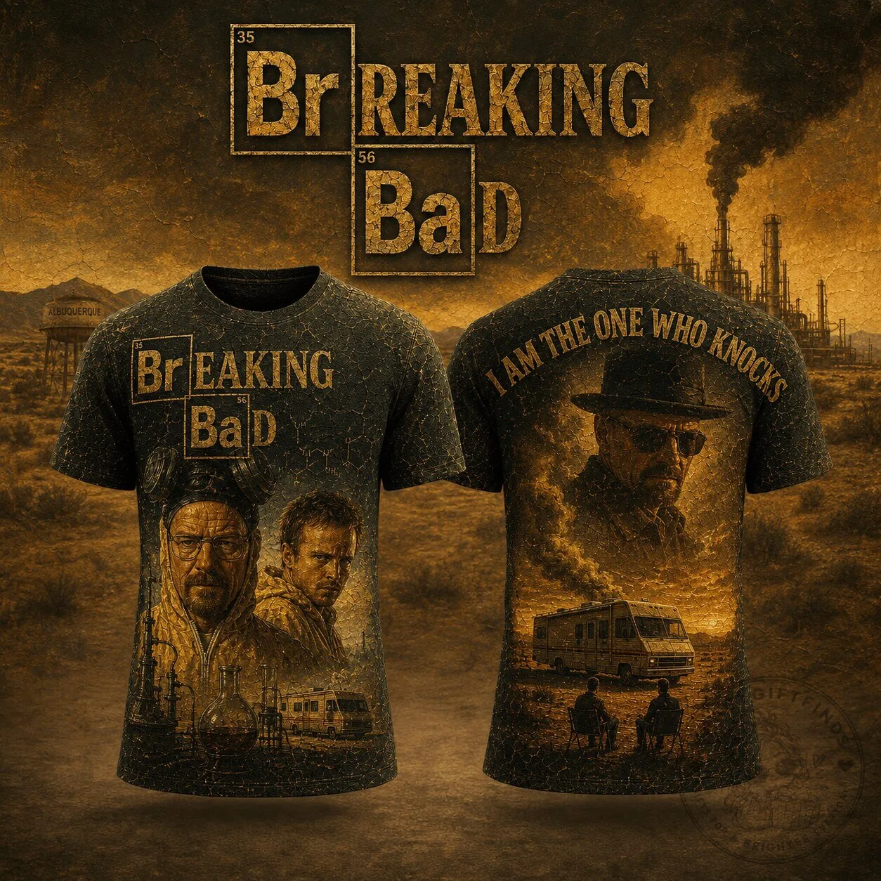 Breaking Bad Heisenberg RV Portrait All Over Print T-Shirt 5 Breaking Bad Heisenberg RV Portrait All Over Print T-Shirt