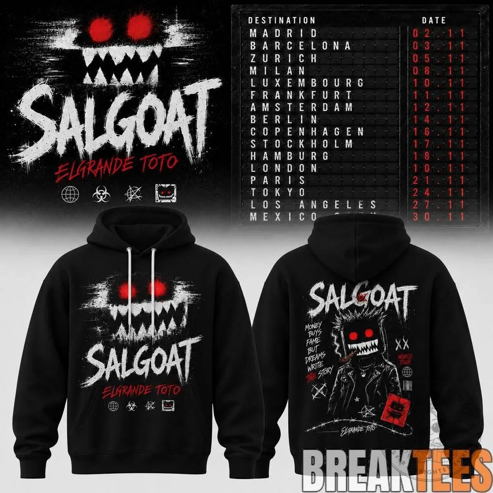 Salgoat World Tour Concert White Hoodie 17 Salgoat World Tour Concert White Hoodie