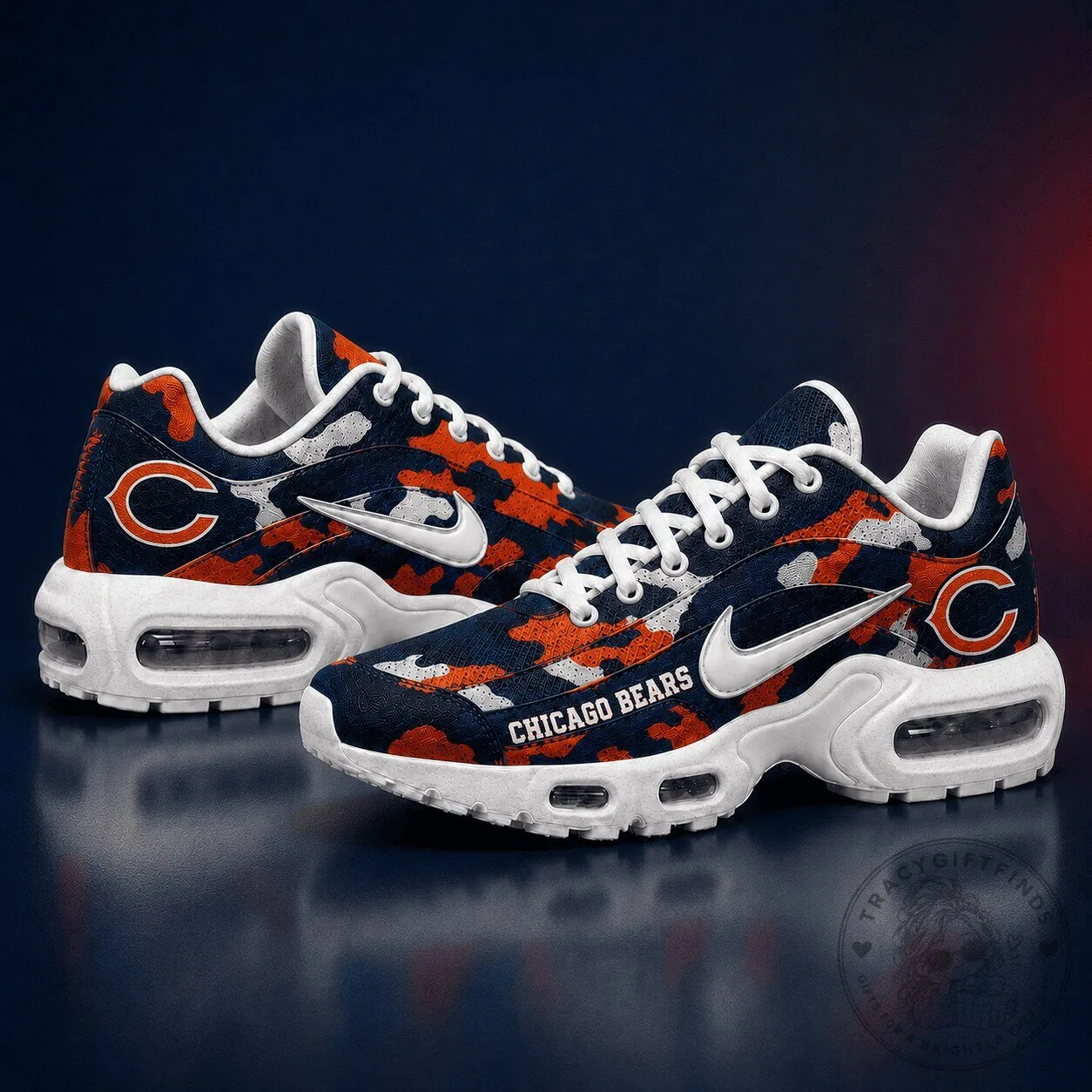 Chicago Bears Air Max Sneakers Custom Design Shoes
