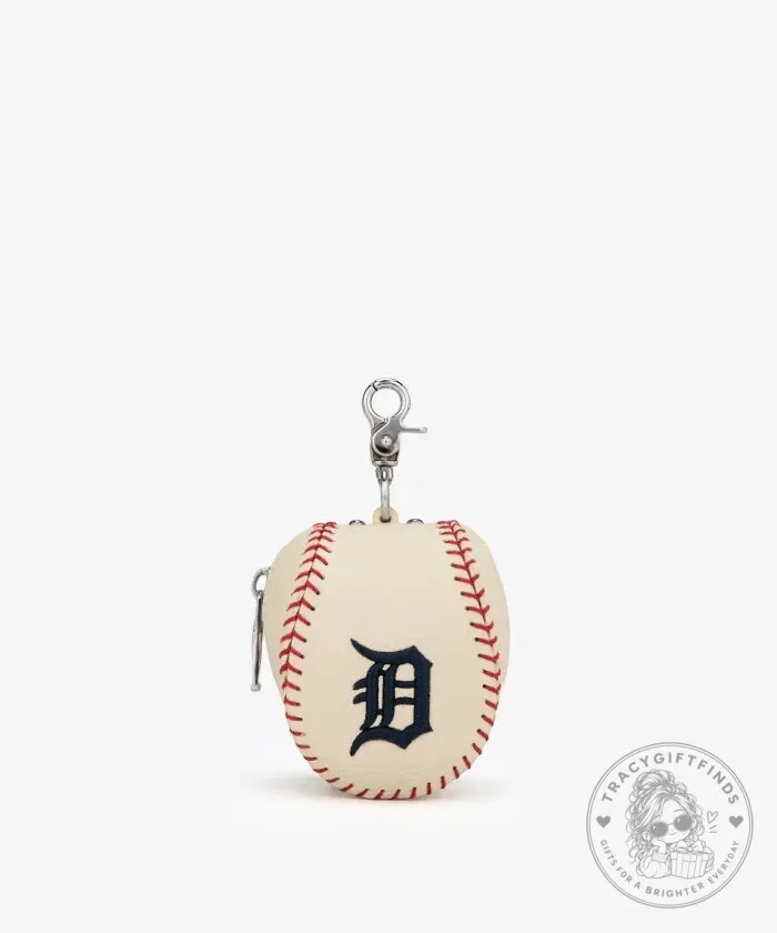 Detroit Tigers Baseball Keychain Pouch Wallet