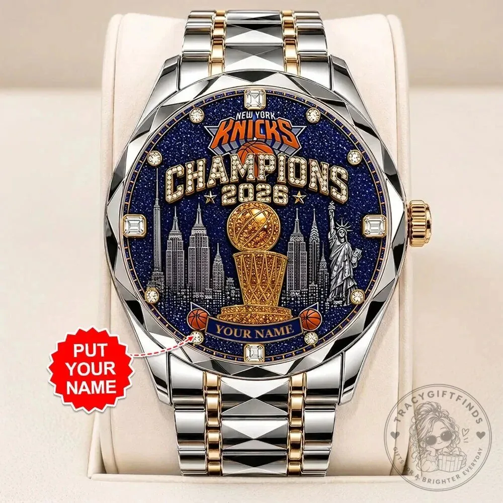 New York Knicks NBA Champions 2026 Diamond Commemorative Watch