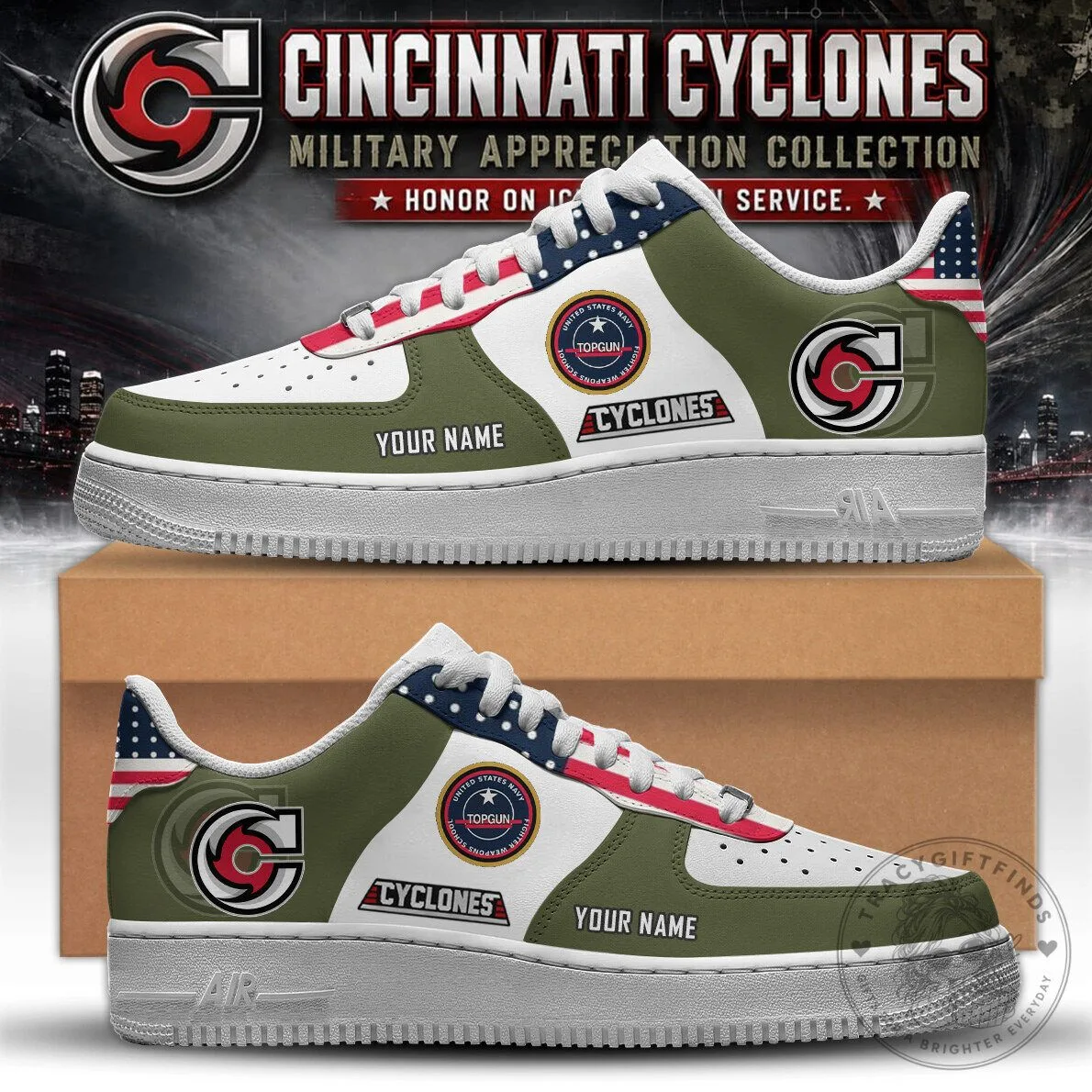 CYCLONES TOP GUN MILITARY SNEAKER