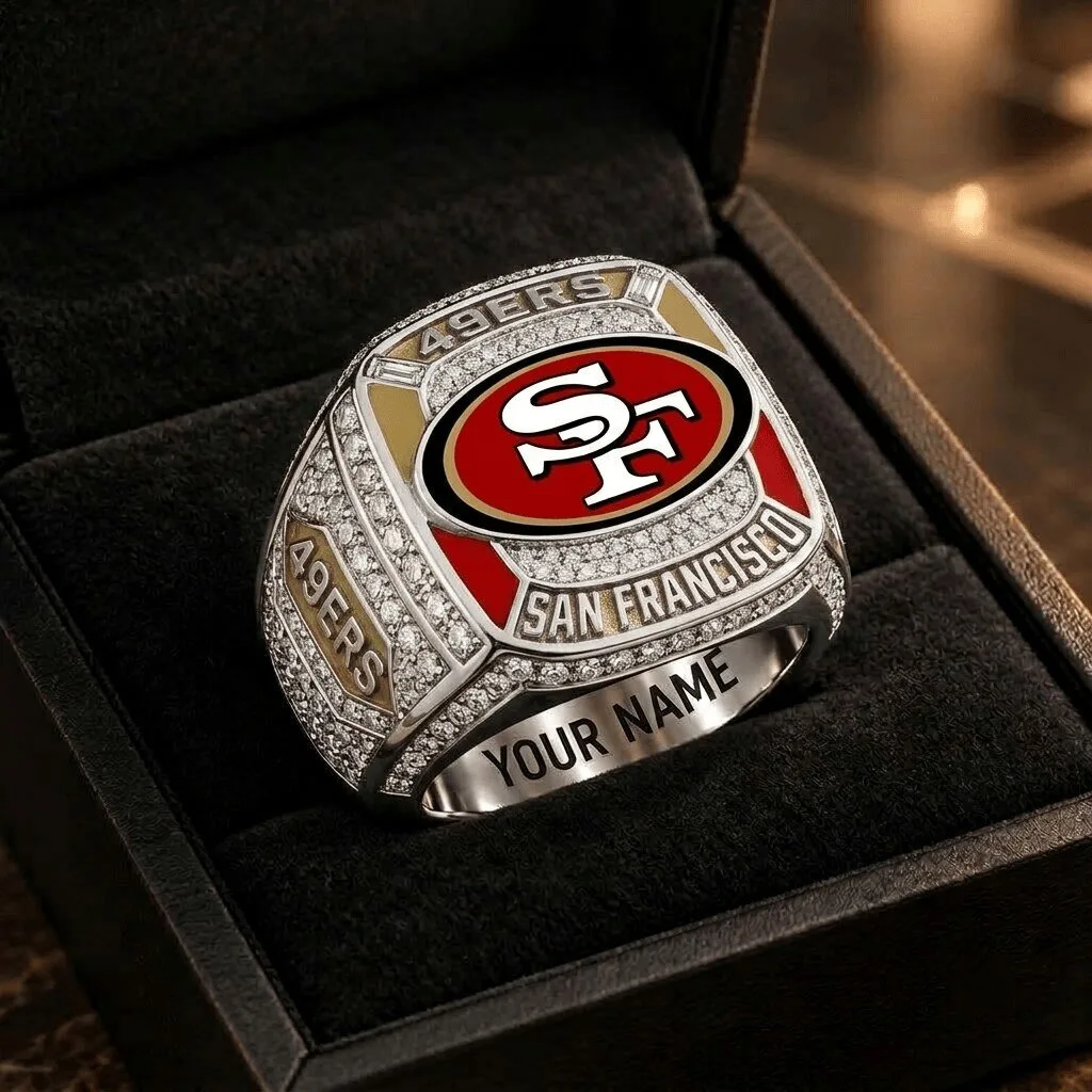 San Francisco 49ers Super Bowl Championship Ring Personalized Fan Gift