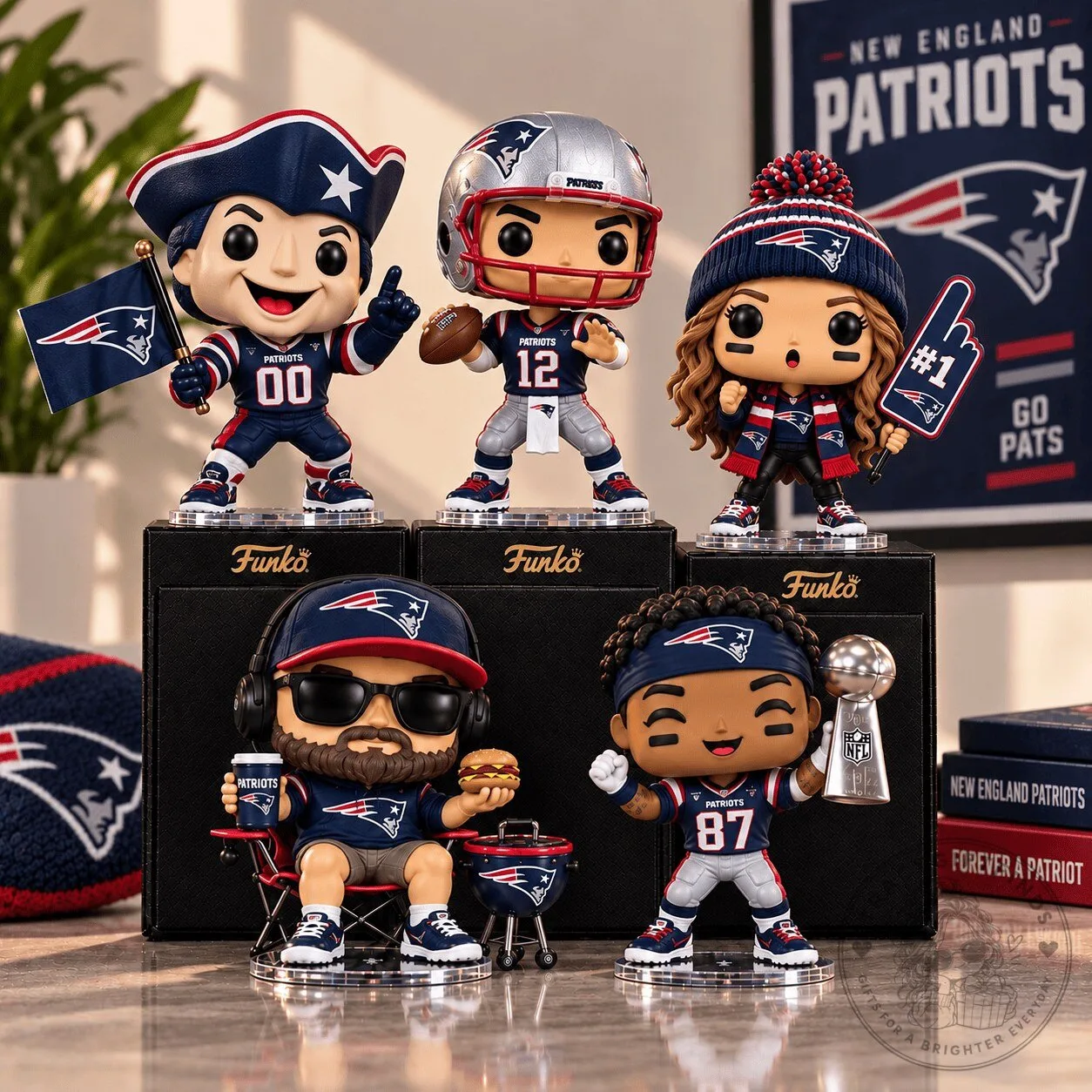 New England Patriots Funko Pop Vinyl Figure Collection