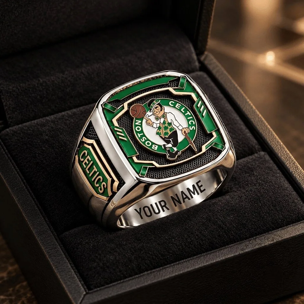 Boston Celtics National Basketball Association Custom Championship Ring