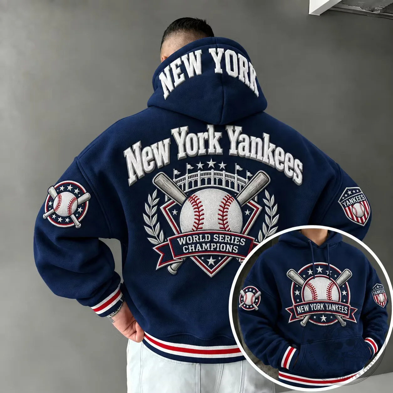 New York Yankees World Series Champions Baseball Hoodie