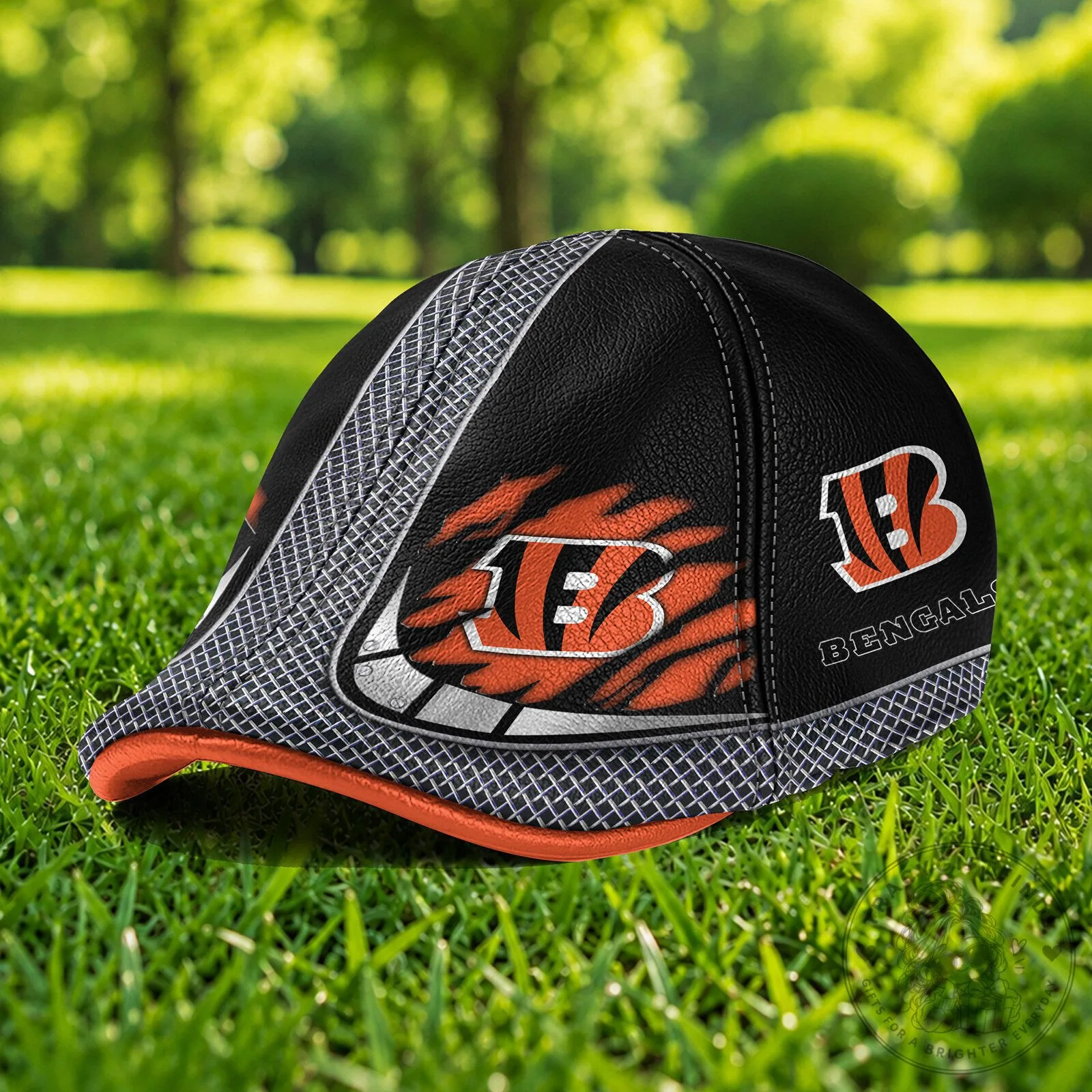 Cincinnati Bengals National Football League Team Logo Flat Cap Hat
