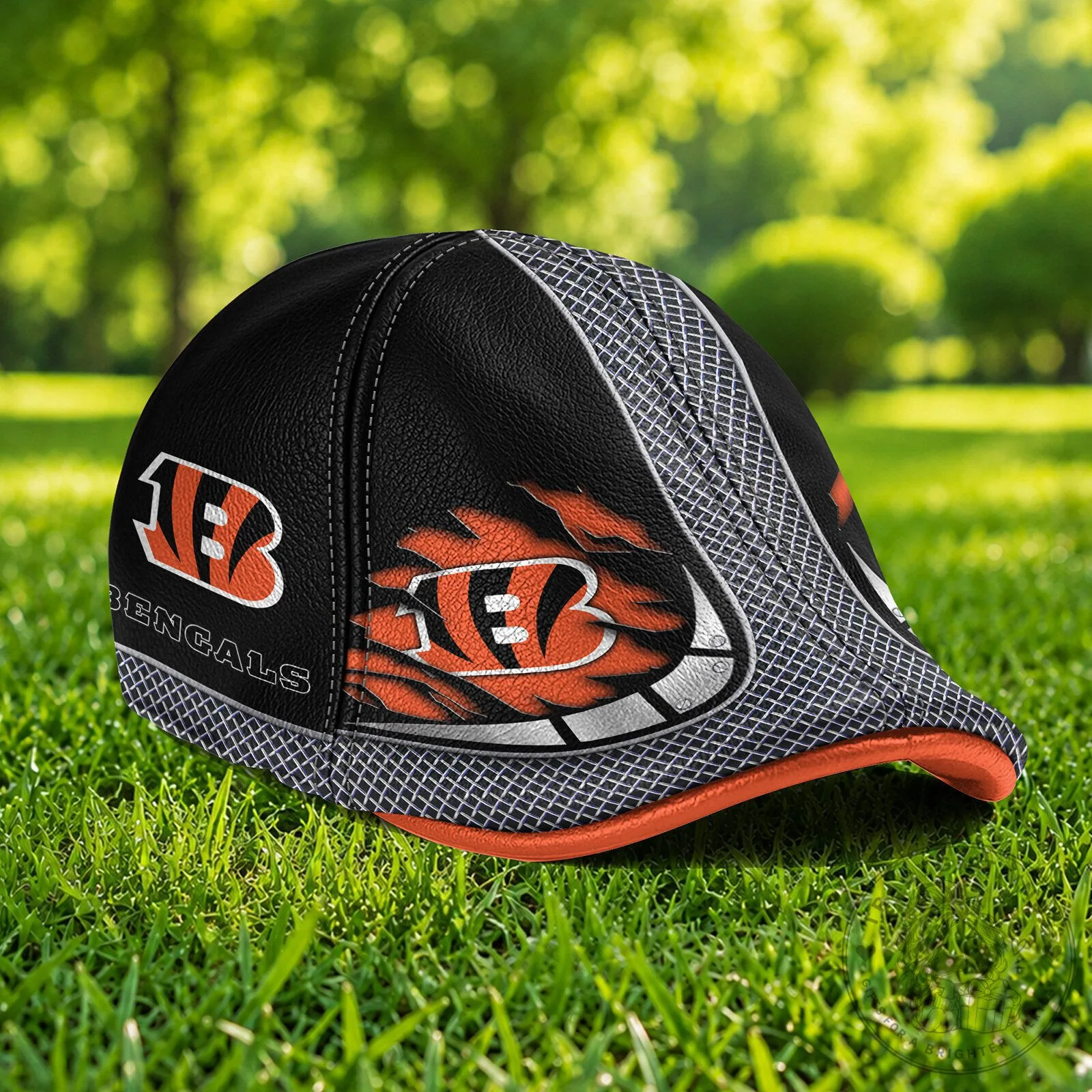 Cincinnati Bengals National Football League Team Logo Flat Cap Hat 9 Cincinnati Bengals National Football League Team Logo Flat Cap Hat