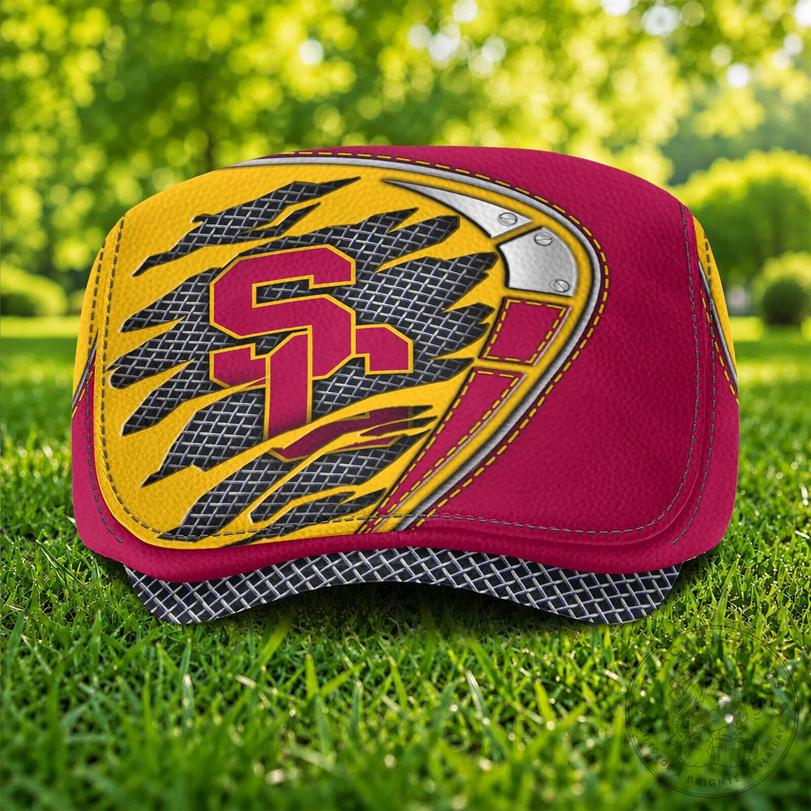 USC Trojans NCAA Football Team Golf Flat Cap Hat 10 USC Trojans NCAA Football Team Golf Flat Cap Hat