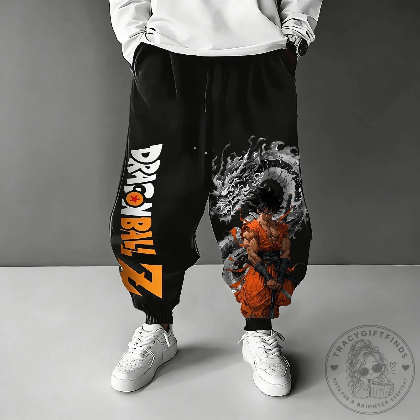 Dragon Ball Z Goku Super Saiyan Japanese Anime Streetwear Pants