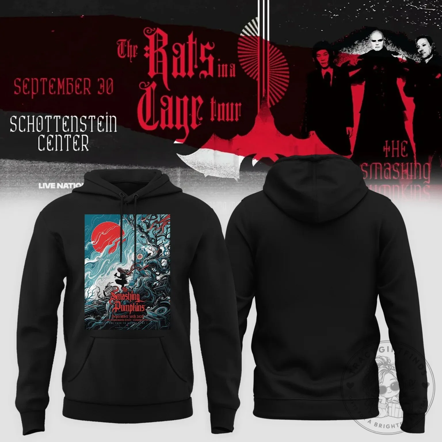 Columbus Ohio 2026 Concert Tour Hoodie by The Smashing Pumpkins 1 Columbus Ohio 2026 Concert Tour Hoodie by The Smashing Pumpkins