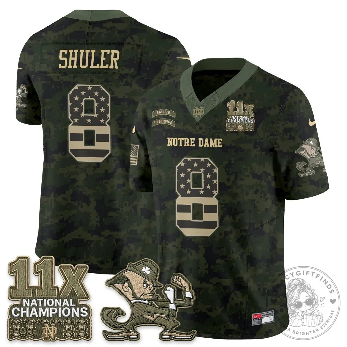 Notre Dame Fighting Irish Football Team Salute To Service Black Jersey 90 Notre Dame Fighting Irish Football Team Salute To Service Black Jersey