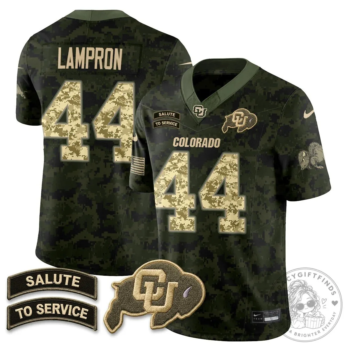 Colorado Buffaloes Lewis Salute To Service Football Jersey 79 Colorado Buffaloes Lewis Salute To Service Football Jersey