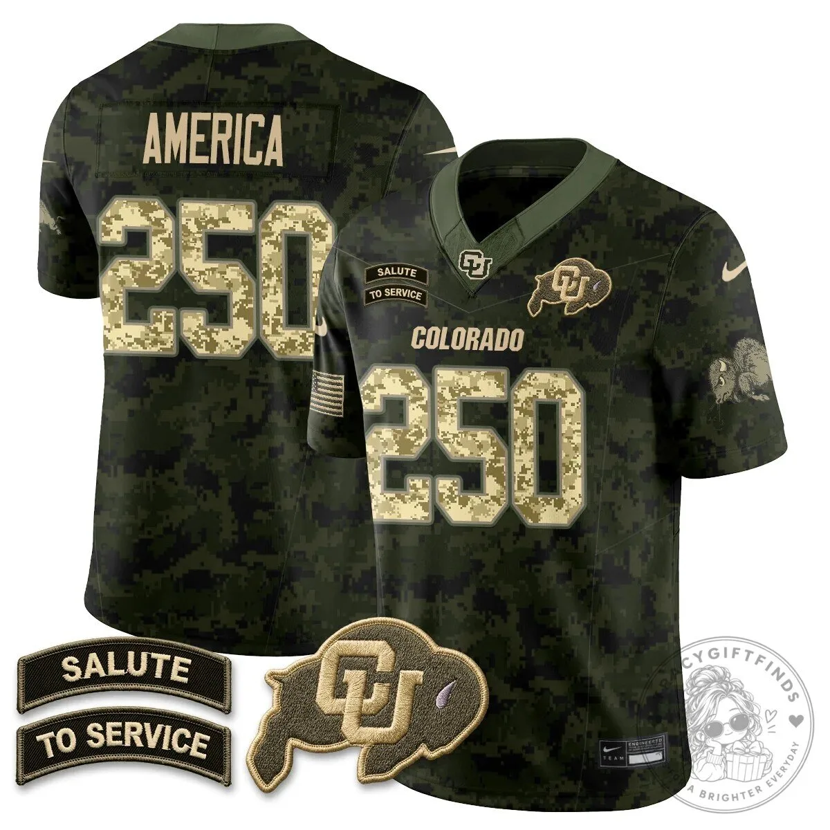 Colorado Buffaloes Lewis Salute To Service Football Jersey 82 Colorado Buffaloes Lewis Salute To Service Football Jersey