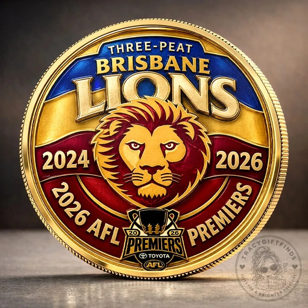 Brisbane Lions Three-Peat 2026 AFL Premiers Commemorative Coin