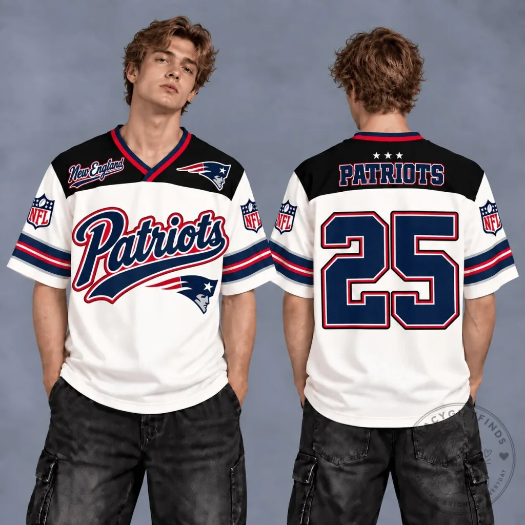 New England Patriots Number 25 NFL Football Fan Jersey New England Patriots Number 25 NFL Football Fan Jersey