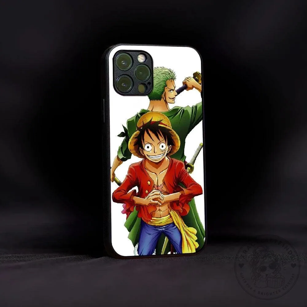 One Piece Monkey D Luffy and Roronoa Zoro Anime Phone Case