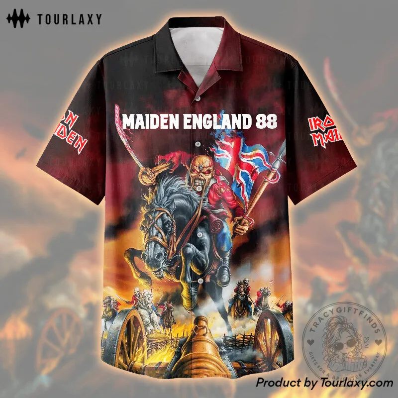 Iron Maiden Maiden England 88 Heavy Metal Band Hawaiian Shirt 6 Iron Maiden Maiden England 88 Heavy Metal Band Hawaiian Shirt