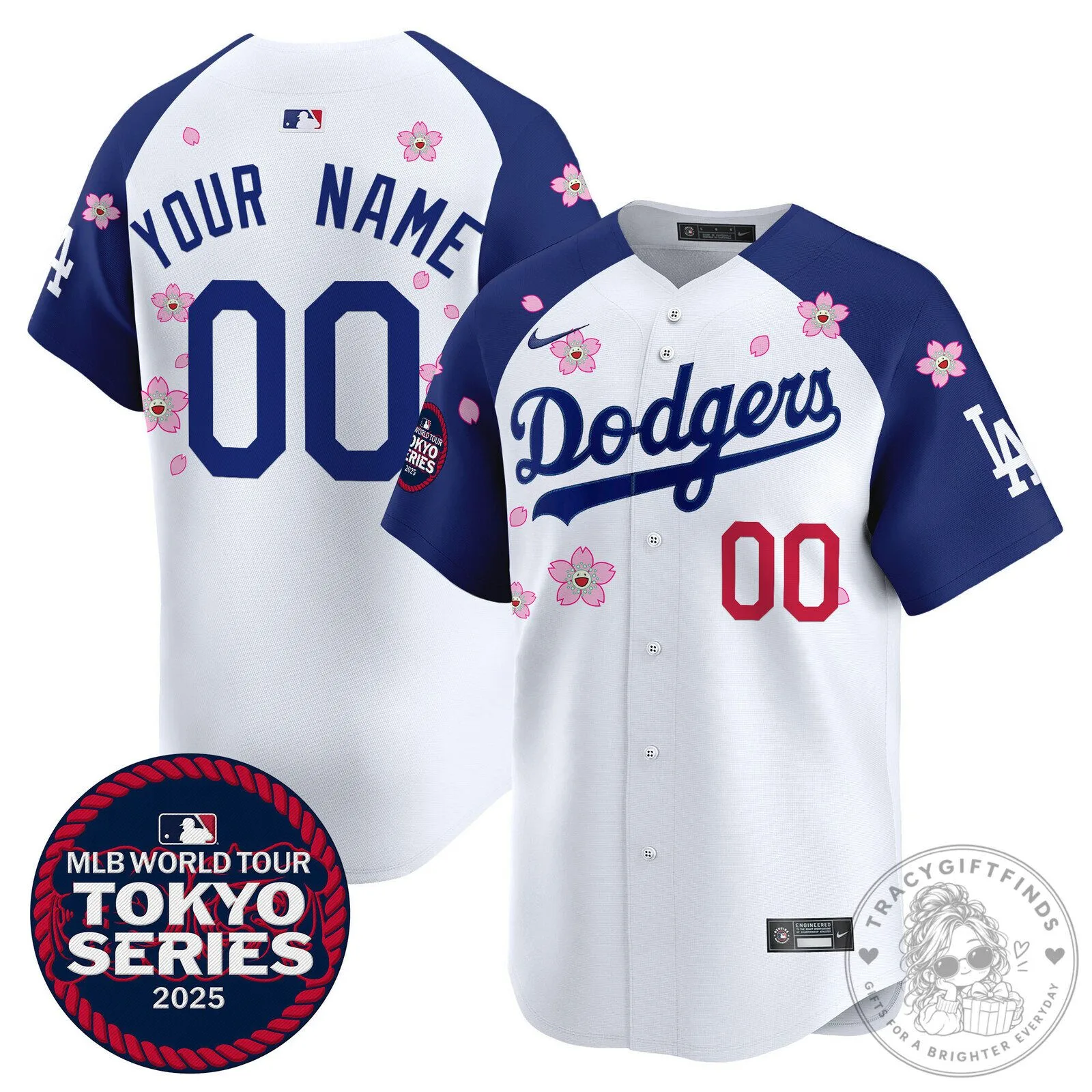 Dodgers Tokyo Series 2025 Baseball Jersey Custom Stitched 17 Dodgers Tokyo Series 2025 Baseball Jersey Custom Stitched
