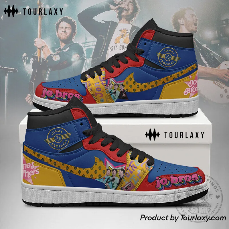 Jonas Brothers Band Music Fan High Top Sneakers 7 Jonas Brothers Band Music Fan High Top Sneakers