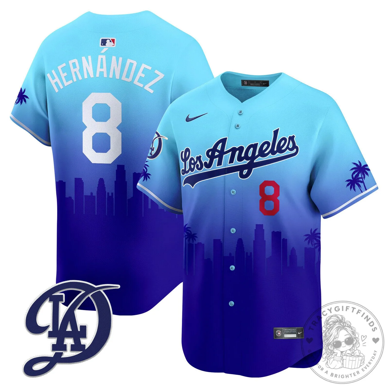 Shohei Ohtani City Connect Baseball Jersey Number 17 for Los Angeles Dodgers 17 Shohei Ohtani City Connect Baseball Jersey Number 17 for Los Angeles Dodgers