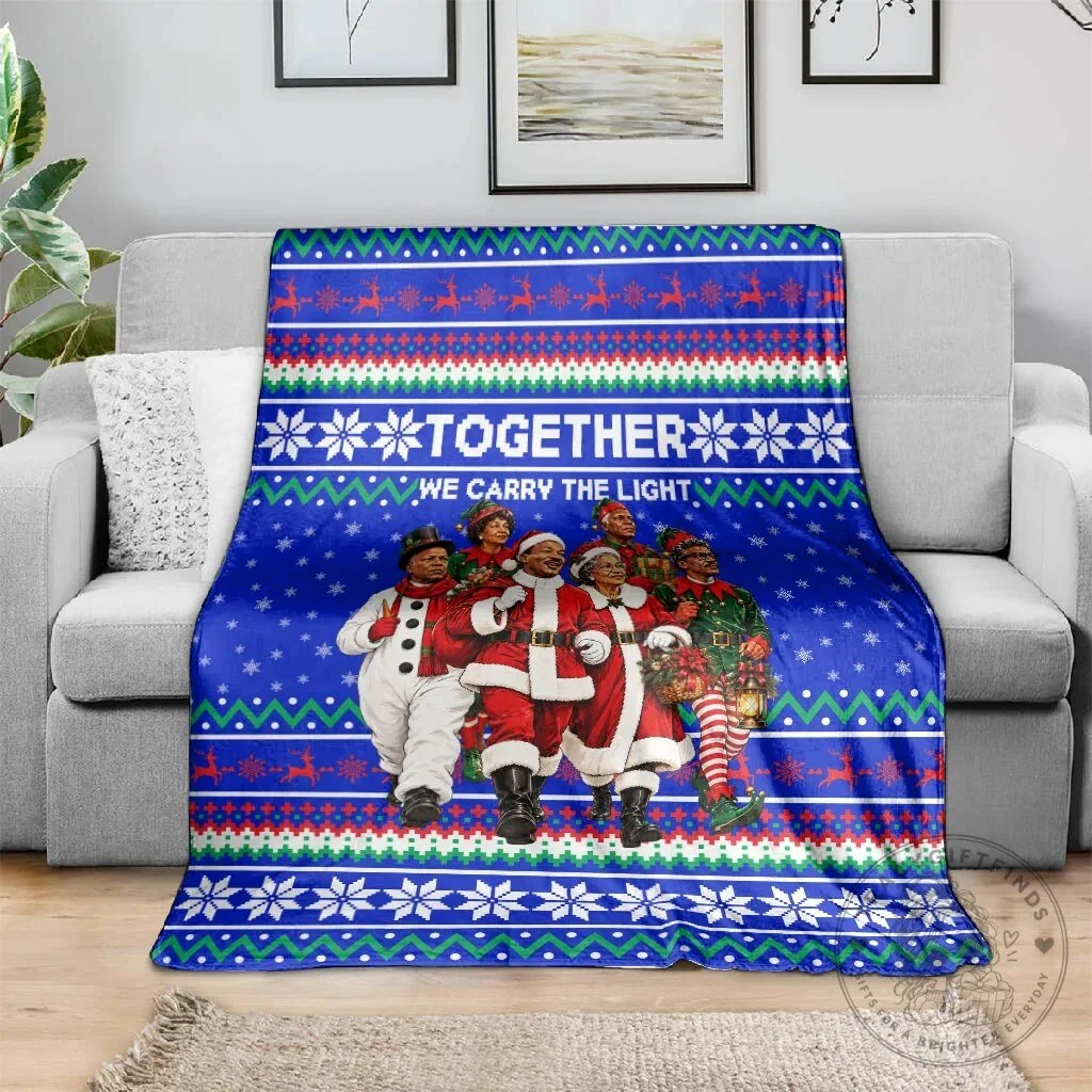 Civil Rights Leaders Christmas Holiday Blanket 8 Civil Rights Leaders Christmas Holiday Blanket