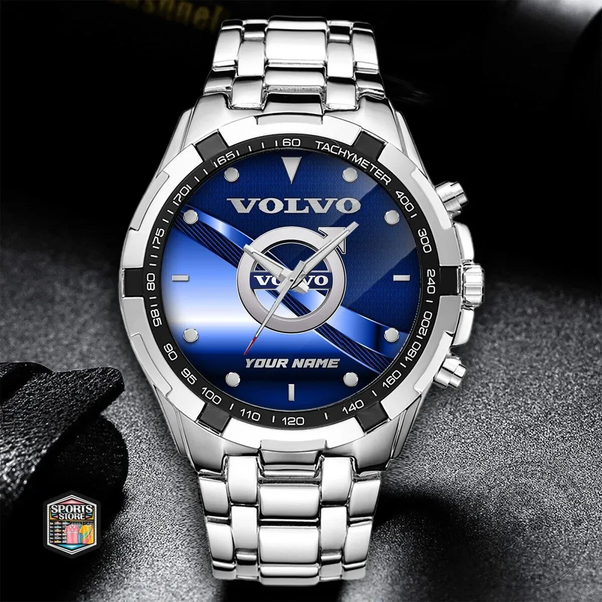 Volvo Custom Name Elegant Fashion Design Stainless Steel Wrist Watch
