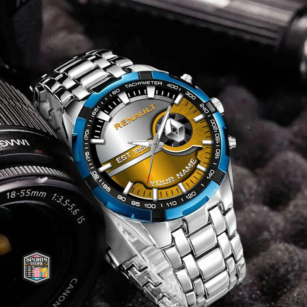 Personalized Renault Car Logo Custom Name Elegant Fashion Design Watch 13 Personalized Renault Car Logo Custom Name Elegant Fashion Design Watch