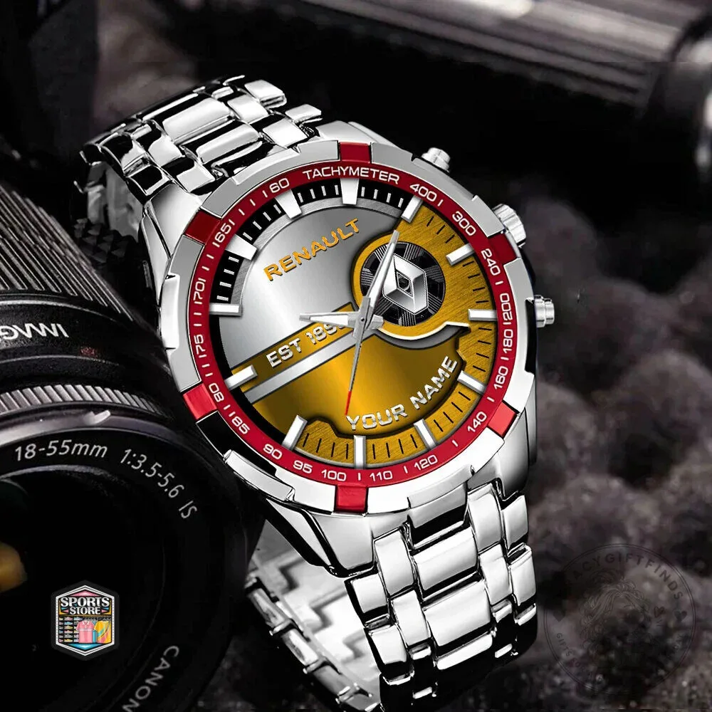 Personalized Renault Car Logo Custom Name Elegant Fashion Design Watch 14 Personalized Renault Car Logo Custom Name Elegant Fashion Design Watch