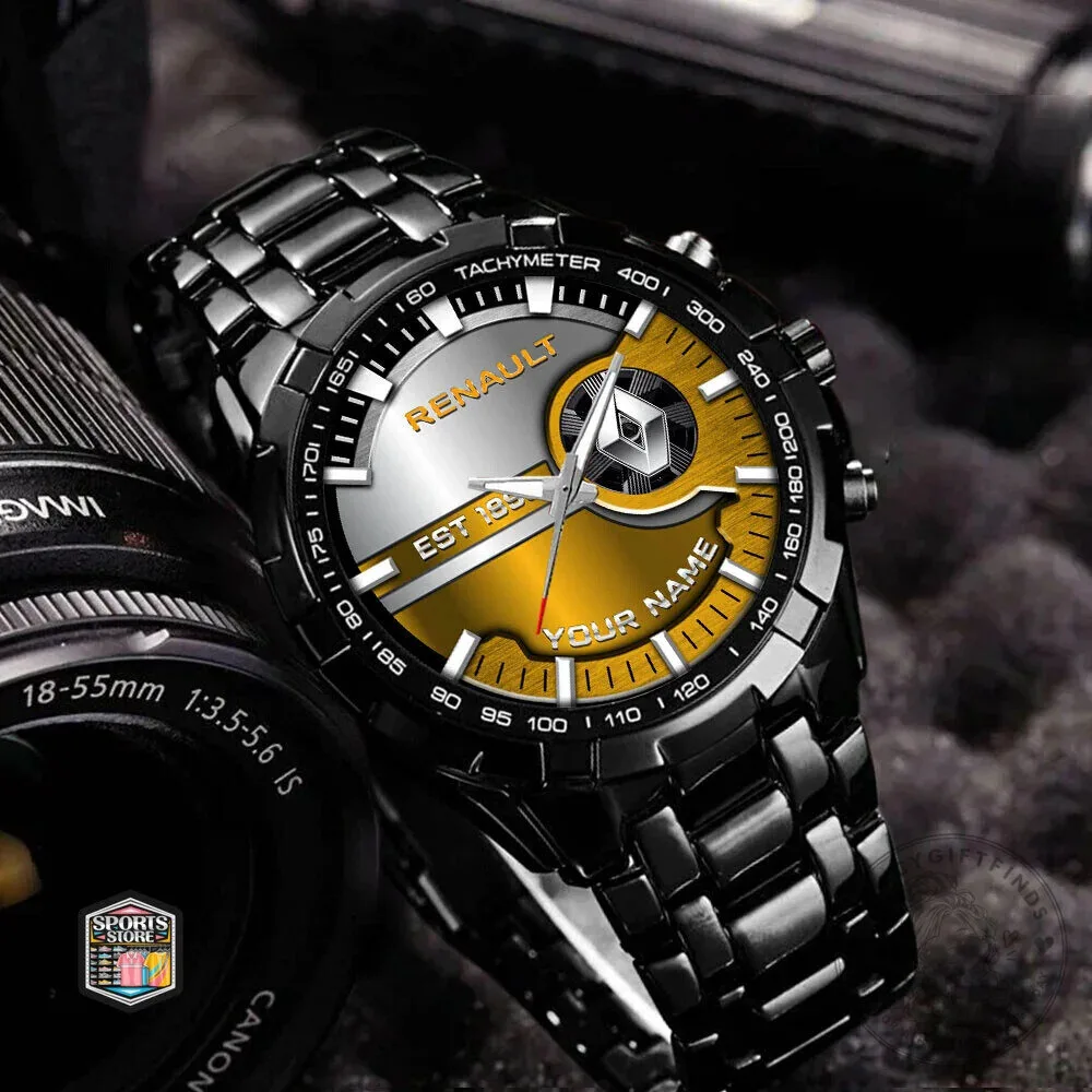 Personalized Renault Car Logo Custom Name Elegant Fashion Design Watch 16 Personalized Renault Car Logo Custom Name Elegant Fashion Design Watch