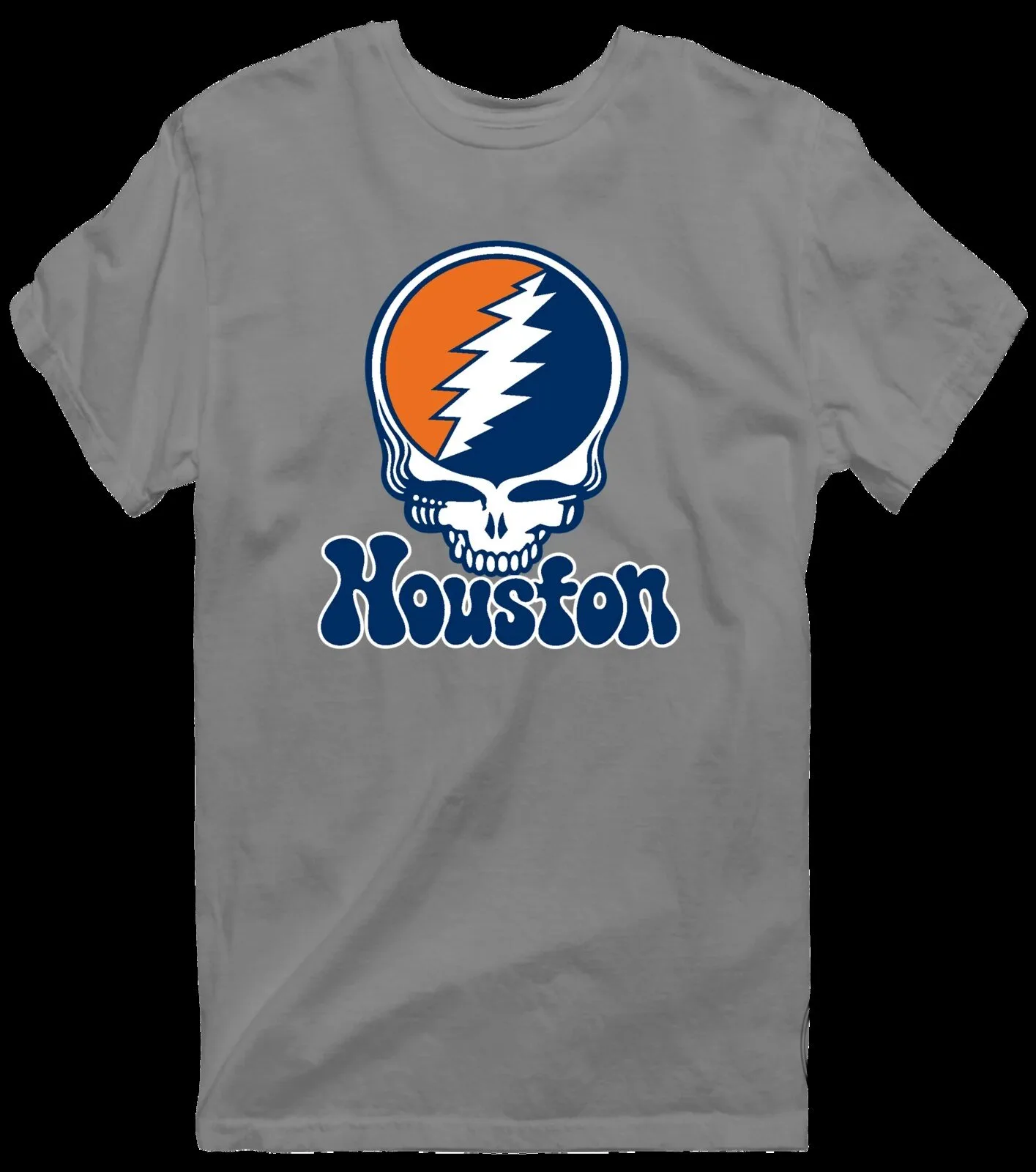 Grateful Dead Houston Baseball Steal Your Face Skull Logo T-Shirt 19 Grateful Dead Houston Baseball Steal Your Face Skull Logo T-Shirt