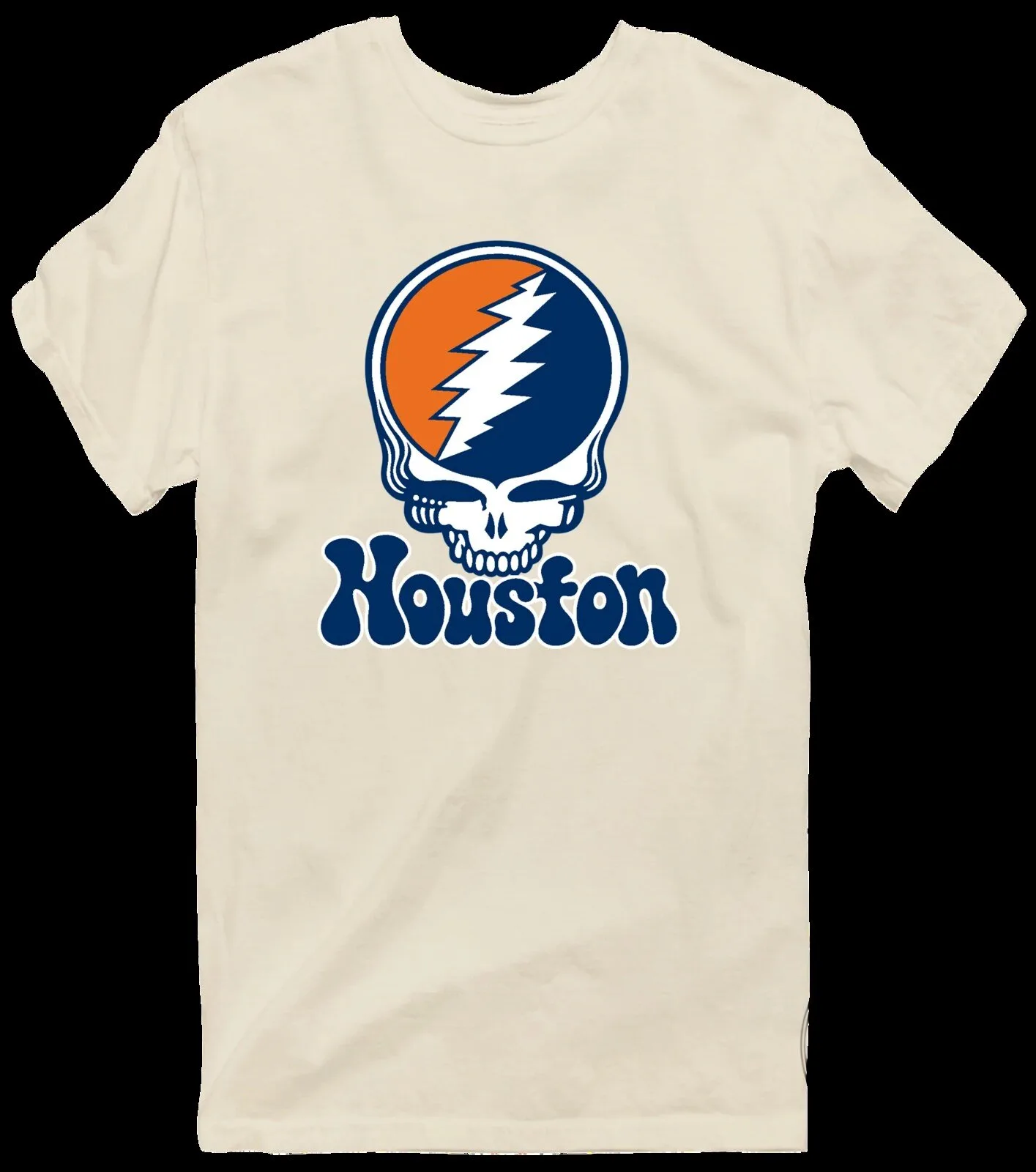 Grateful Dead Houston Baseball Steal Your Face Skull Logo T-Shirt 20 Grateful Dead Houston Baseball Steal Your Face Skull Logo T-Shirt