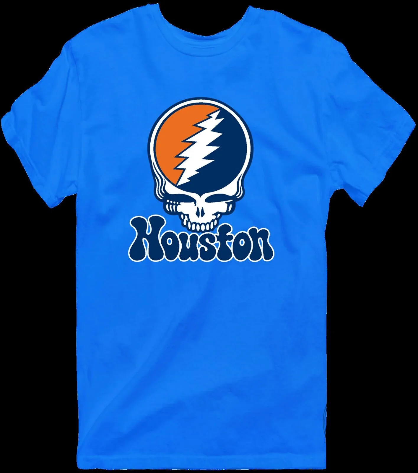 Grateful Dead Houston Baseball Steal Your Face Skull Logo T-Shirt 21 Grateful Dead Houston Baseball Steal Your Face Skull Logo T-Shirt