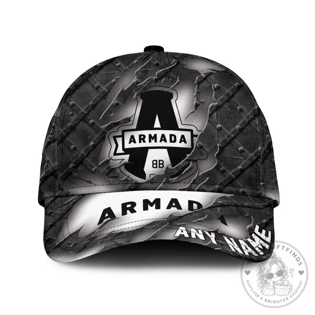 Blainville-Boisbriand Armada Personalized Name Metal Design Cap Hat 2 Blainville-Boisbriand Armada Personalized Name Metal Design Cap Hat