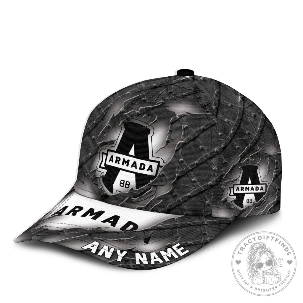 Blainville-Boisbriand Armada Personalized Name Metal Design Cap Hat 9 Blainville-Boisbriand Armada Personalized Name Metal Design Cap Hat