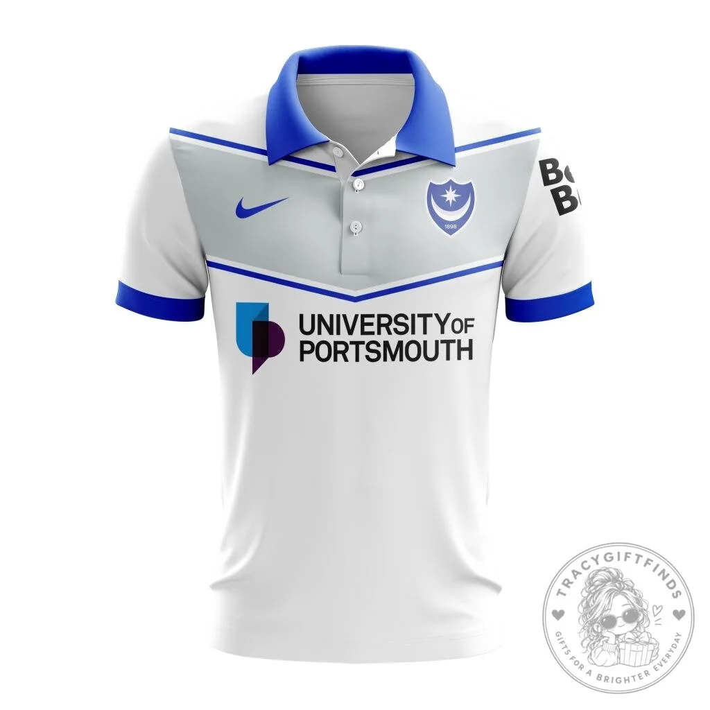 Portsmouth Football Club University of Portsmouth Personalized Polo Shirt 2 Portsmouth Football Club University of Portsmouth Personalized Polo Shirt
