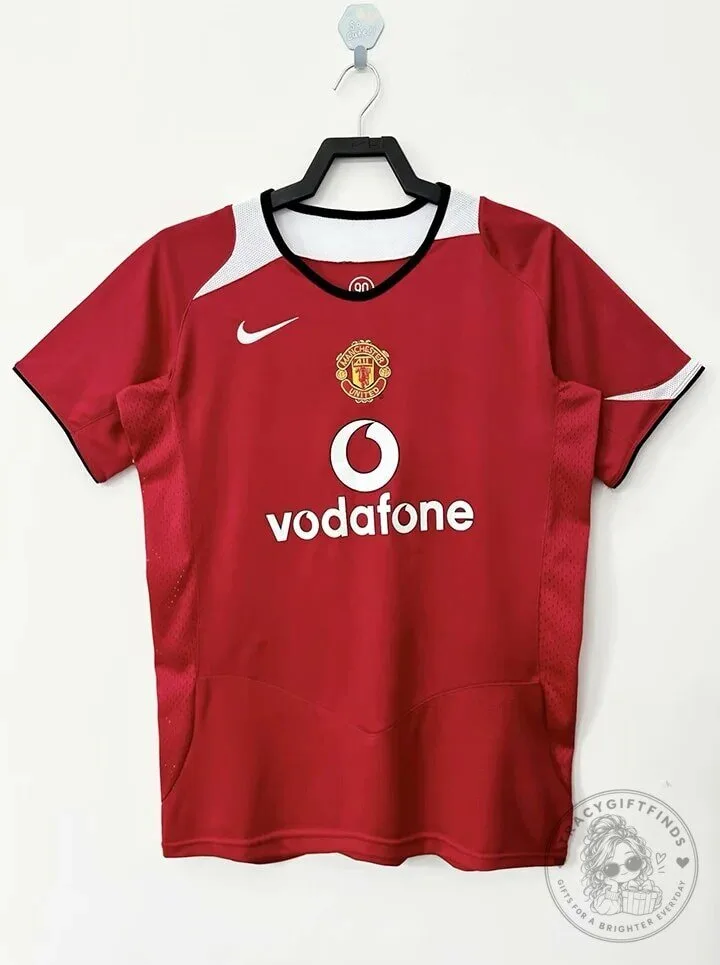 Manchester United 2005-2006 Home Kit Retro Football Jersey