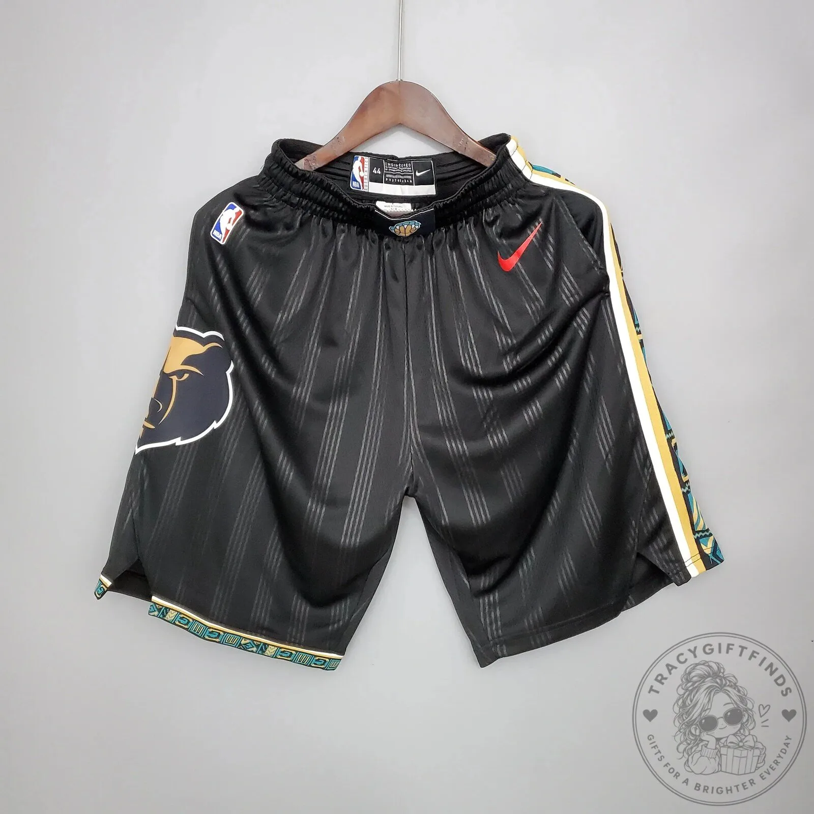 Memphis Grizzlies City Edition Black Basketball Shorts
