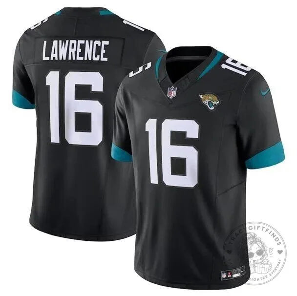 Trevor Lawrence Jacksonville Jaguars Black Game Day Football Jersey