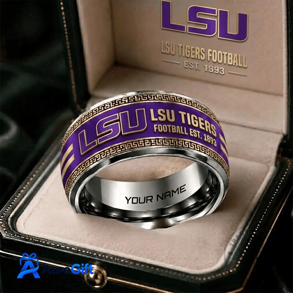 Louisiana State University Tigers Football Personalized Ring