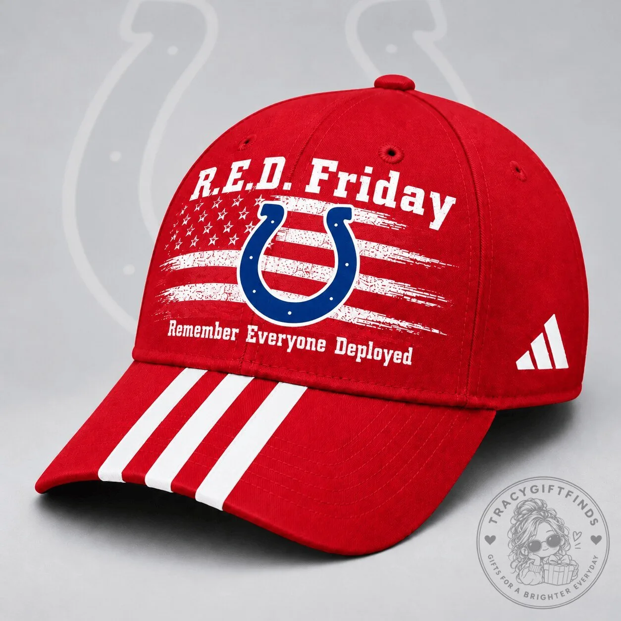 Indianapolis Colts Remember Everyone Deployed R.E.D. Friday American Flag Cap Hat 1 Indianapolis Colts Remember Everyone Deployed R.E.D. Friday American Flag Cap Hat