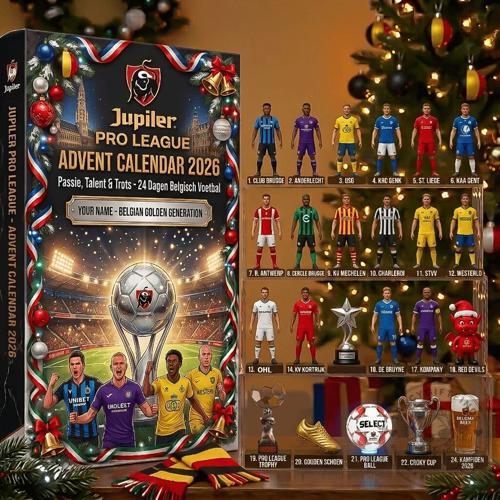 Jupiler Pro League Belgian Football Advent Calendar 2026 Christmas Gift Box