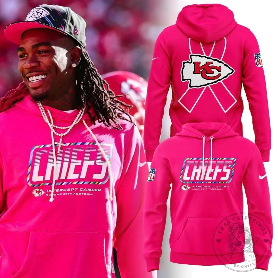 Kansas City Chiefs Intercept Cancer Crucial Catch Pink Hoodie 3 Kansas City Chiefs Intercept Cancer Crucial Catch Pink Hoodie